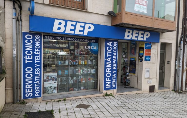 Tienda Beep de Tordesillas, Valladolid