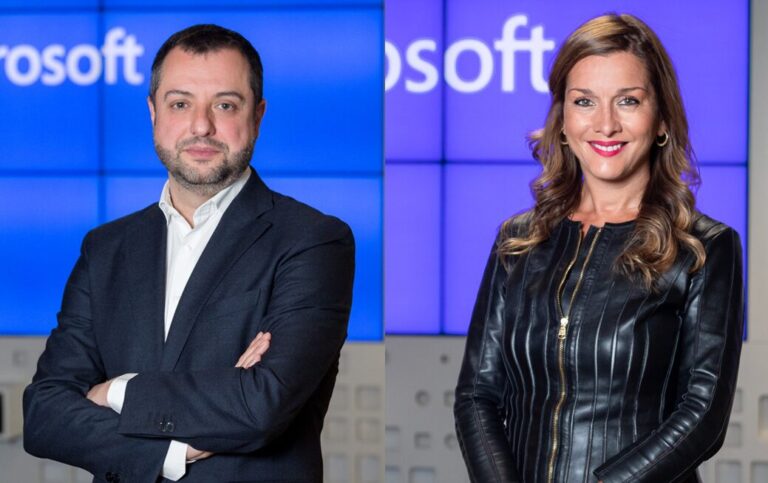 David Hernández y Silvia Hernández estrenan cargo en el equipo de grandes empresas de Microsoft España
