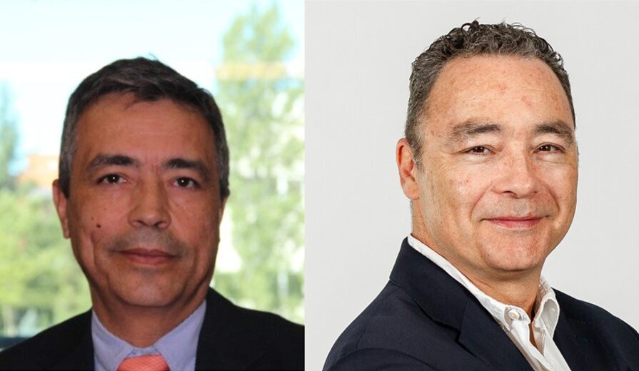 Arturo Moncada, responsable en España de SCC, y Albert Casadejust, CEO de Omega Peripherals