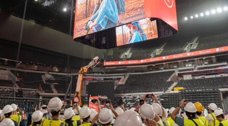 Tecnología audiovisual en el Roig Arena