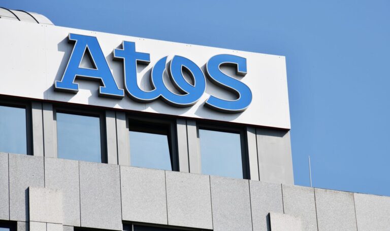 Fachada de unas oficinas de Atos en Alemania
