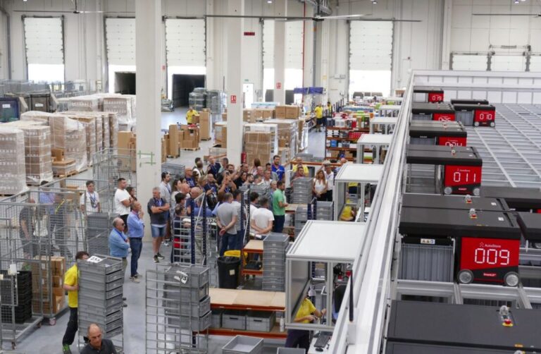 Vista de los almacenes de Depau