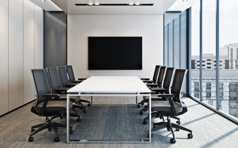 Sala de videoconferencia de una empresa