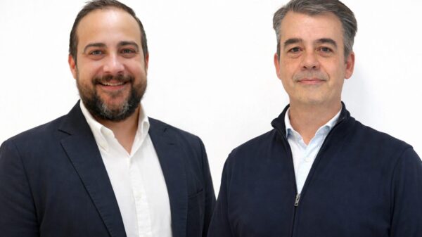 Enrique del Valle y Javier Berné, de V-Valley (foto tratada con IA)