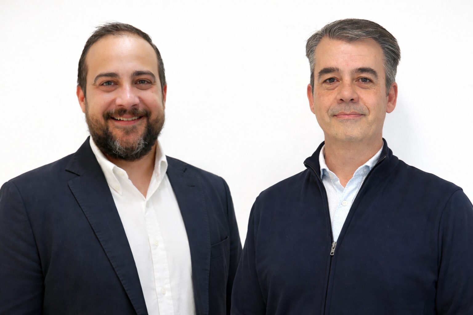 Enrique del Valle y Javier Berné, de V-Valley (foto tratada con IA)