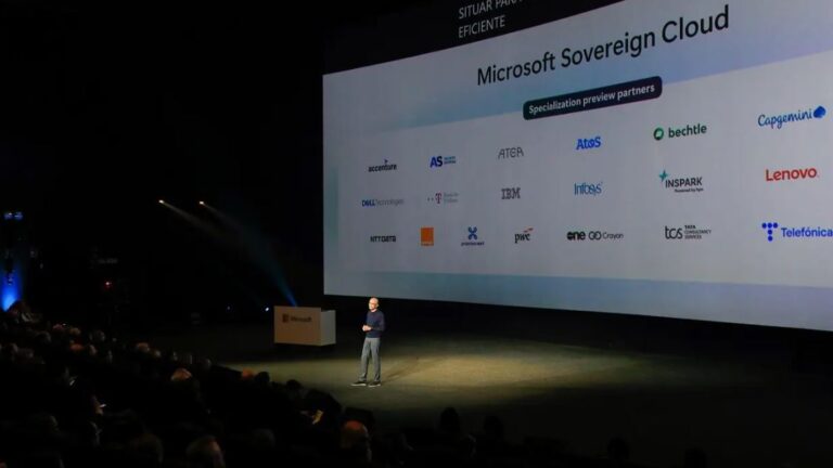 Satya Nadella, CEO de Microsoft en Madrid