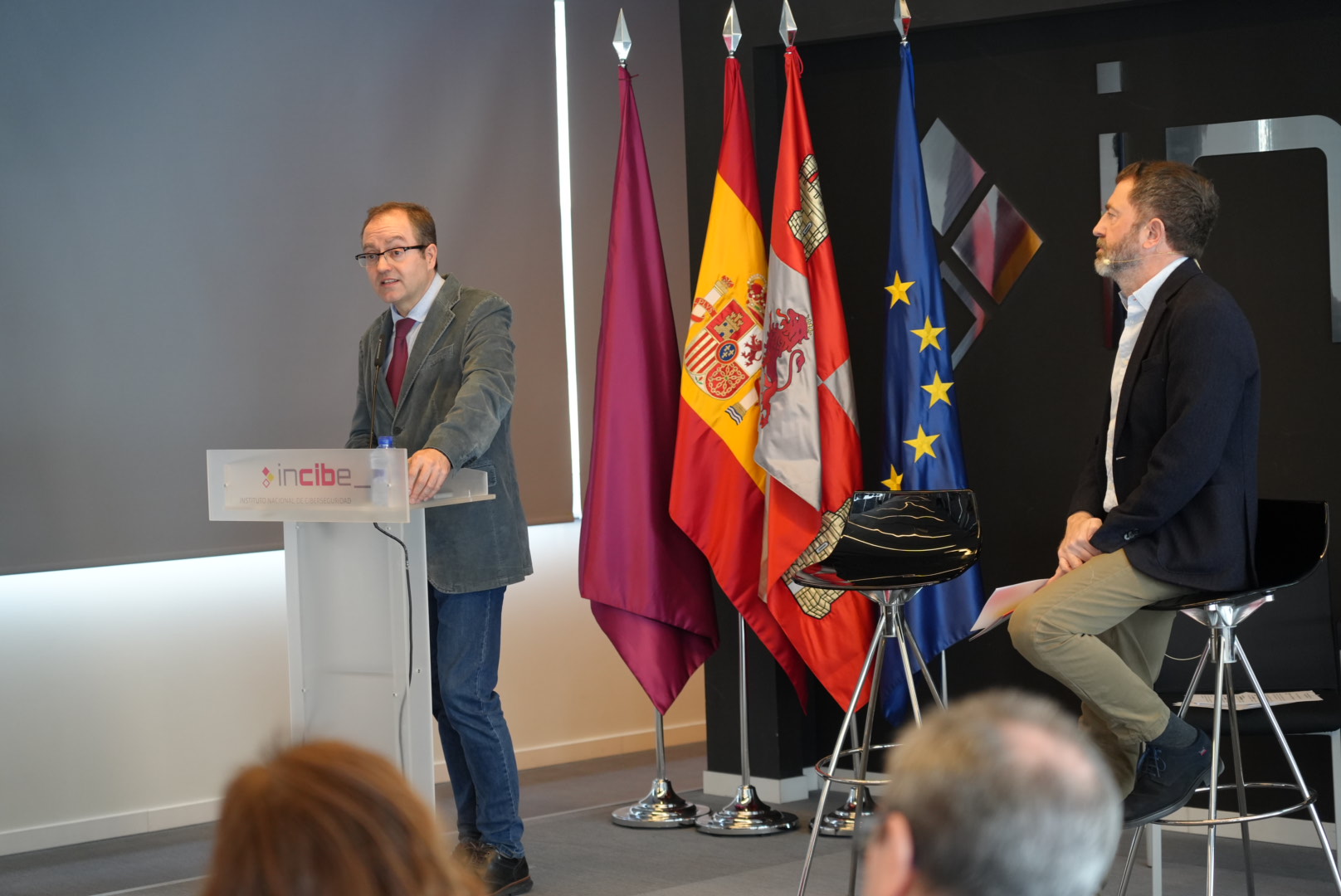 Felix Barrio, director general de Incibe, en la presentacion del estudio sobre el sector de la ciberseguridad