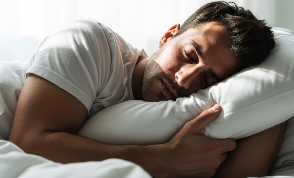 Una persona duerme profundamente