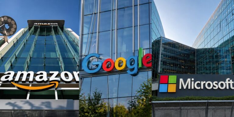 Oficinas de Amazon, Google y Microsoft