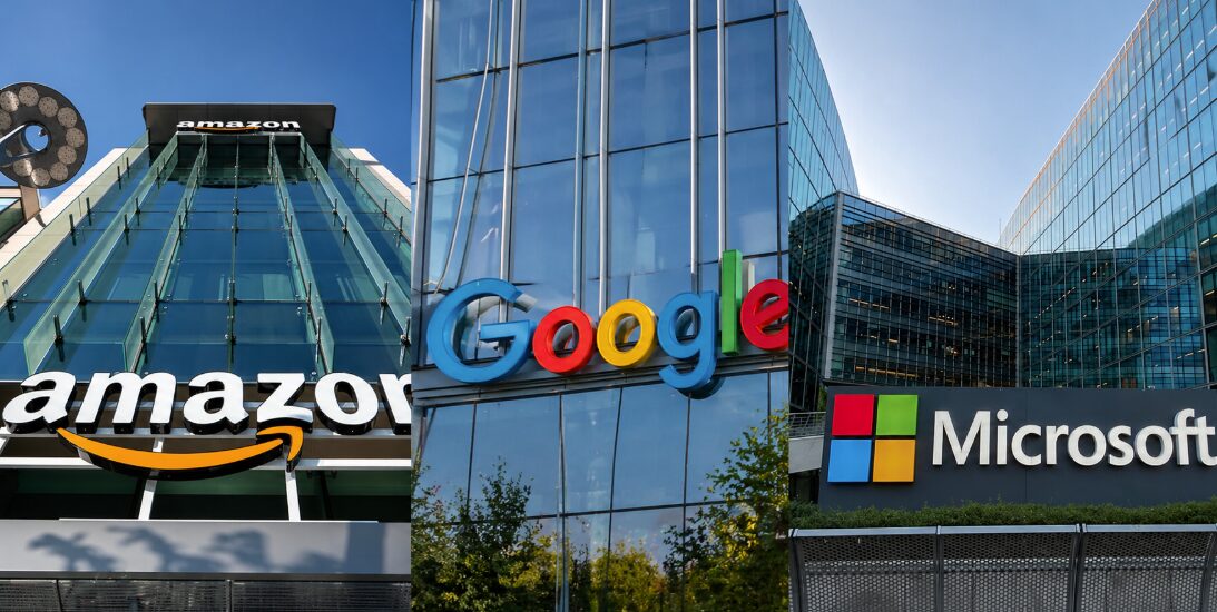 Oficinas de Amazon, Google y Microsoft
