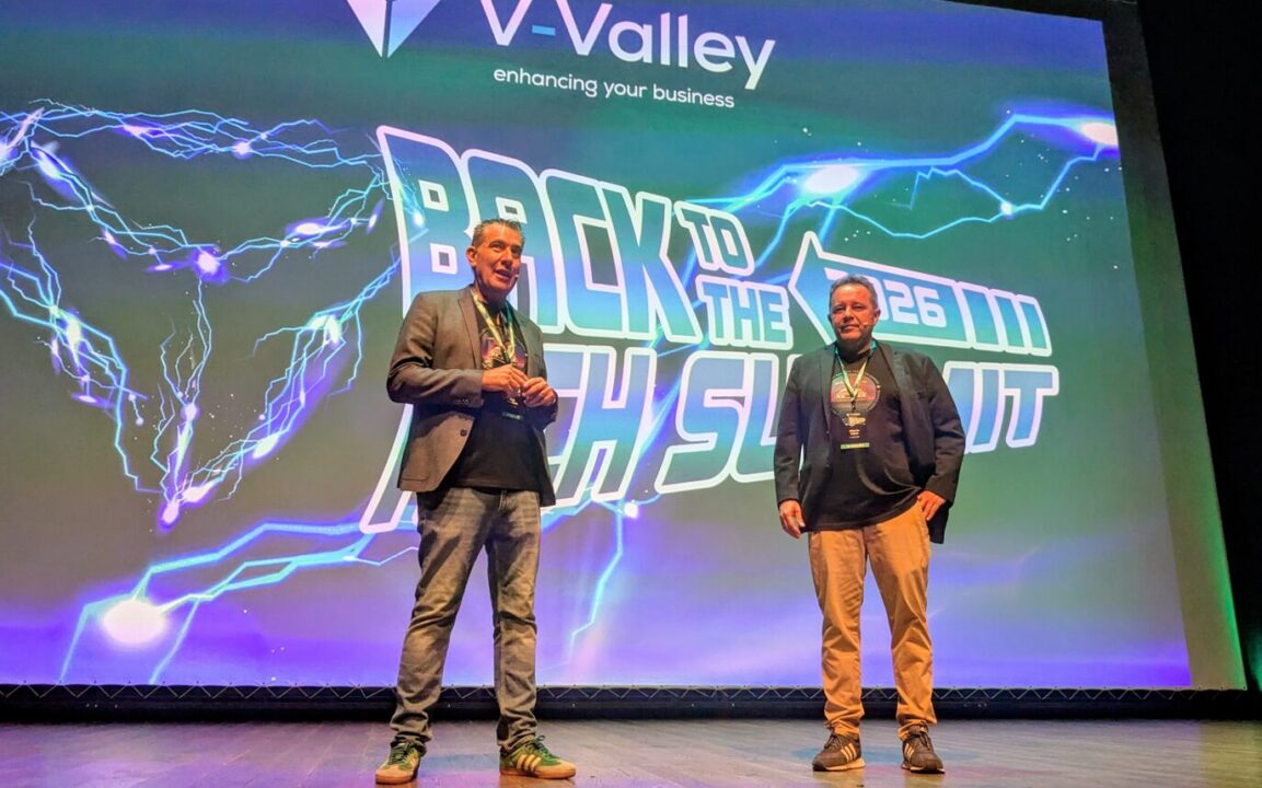 Hugo Fernández y Alberto Fernández, en el V-Valley Tech Summit 2026