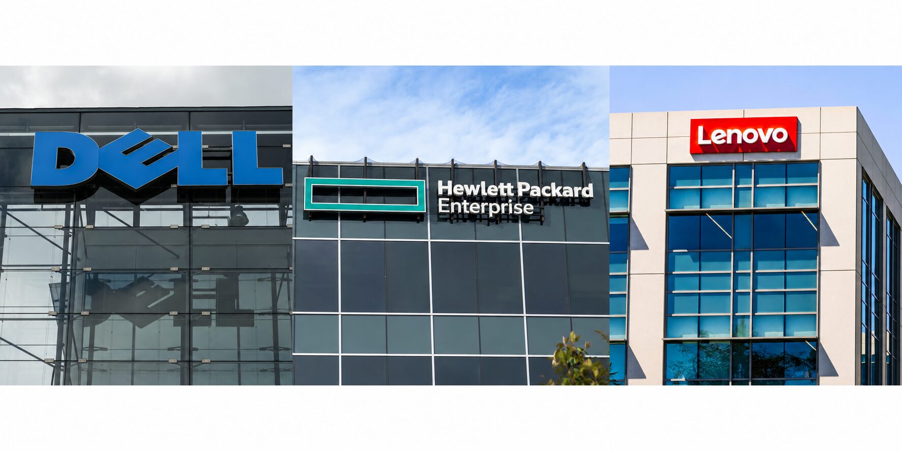 Oficinas de Dell, Lenovo y HPE