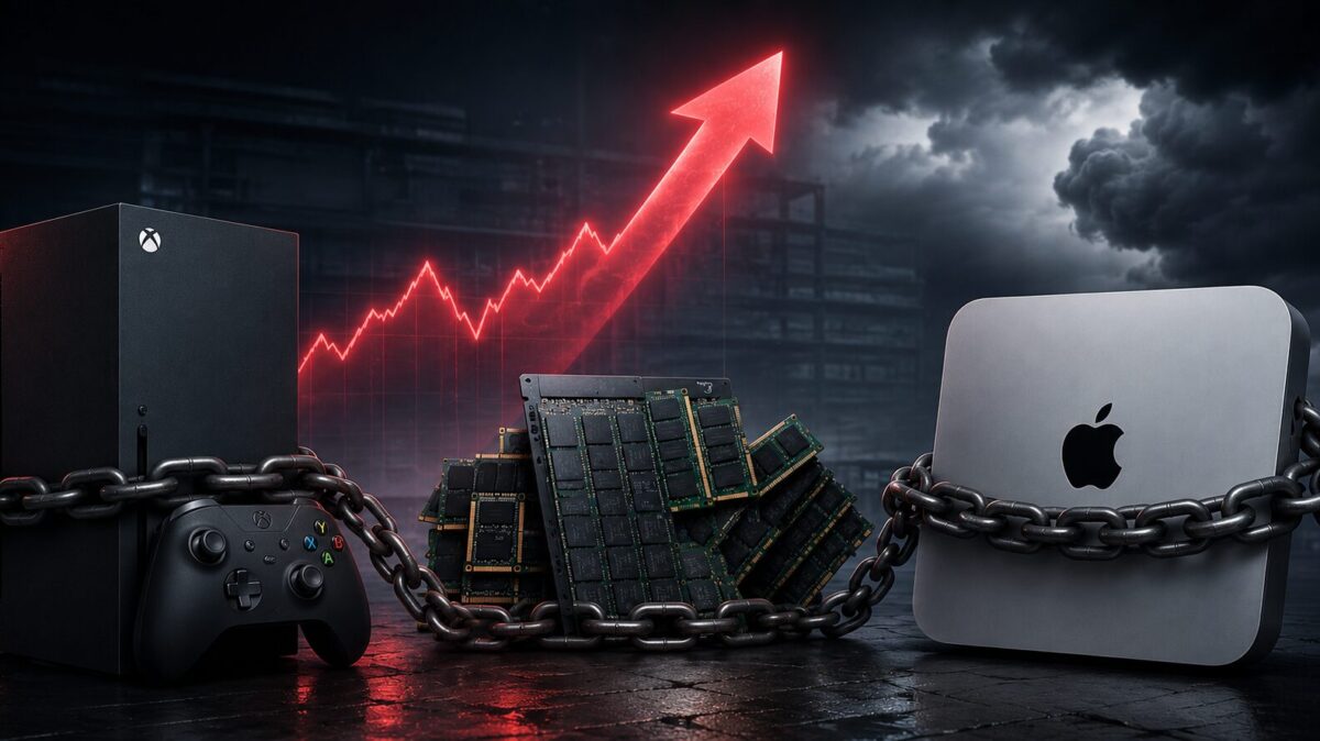 Subida de precios Mac y Xbox (ilustración generada por IA)