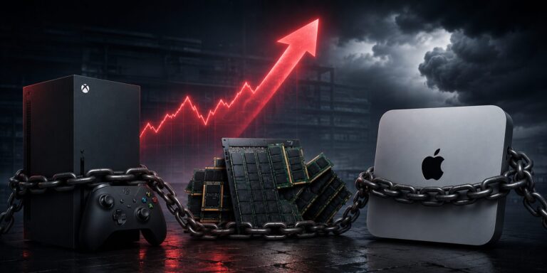 Subida de precios Mac y Xbox (ilustración generada por IA)
