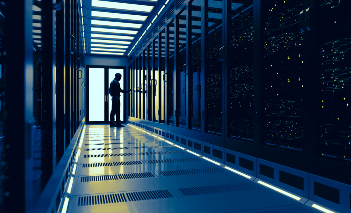 Centro de datos con infraestructura cloud