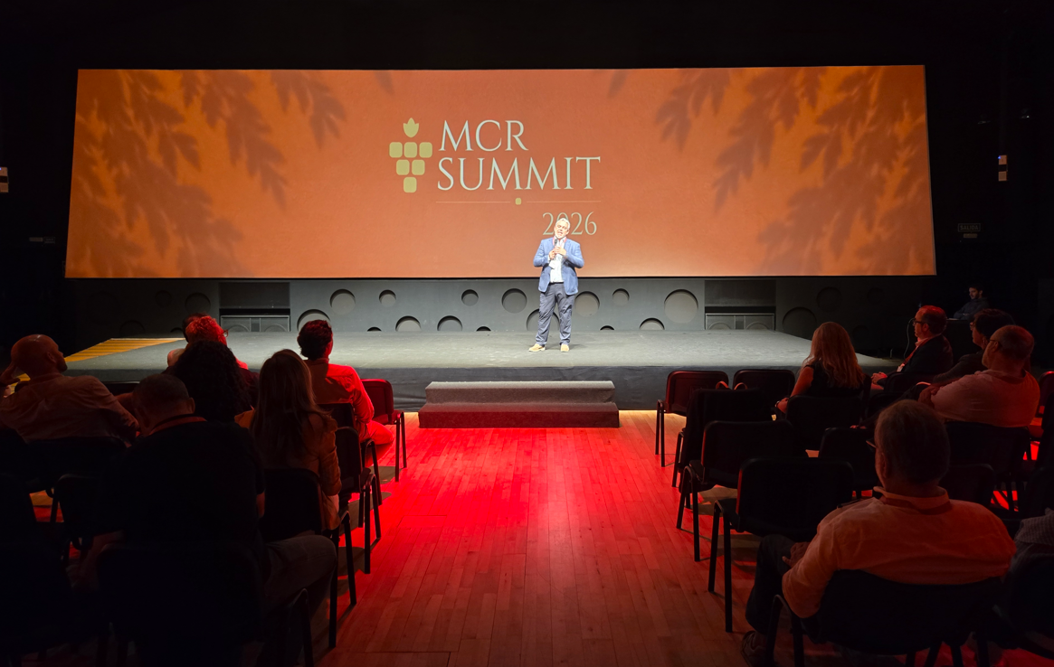 Pedro Quiroga, CEO de MCR, en el summit de AV de la compañía en Jerez