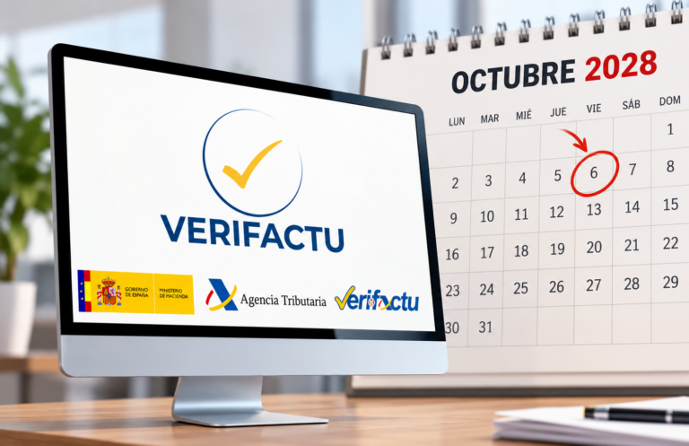 Verifactu con fecha límite de octubre de 2028